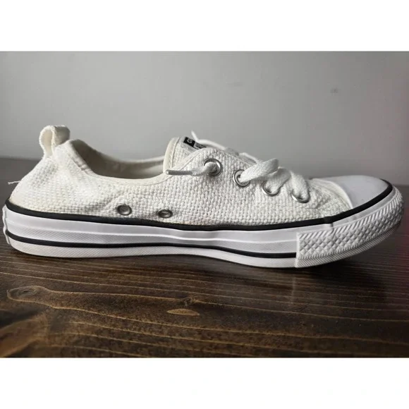 CONVERSE  All Star  Low Tops Women's Shoes Size 8 EU 39 White 547239C - Picture 4 of 11